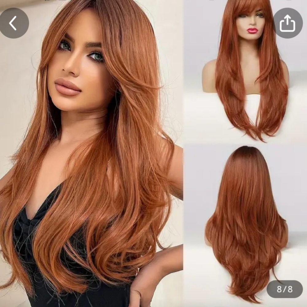 Gorgeous Long Wavy Hair Wig - Synthetic Hair